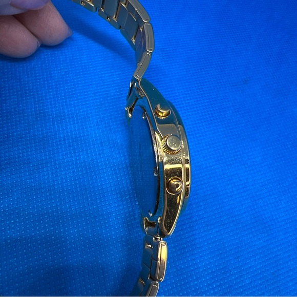 Seiko 7T32 Chronograph Gold tone Vintage Watch 482988 - Picture 13 of 16